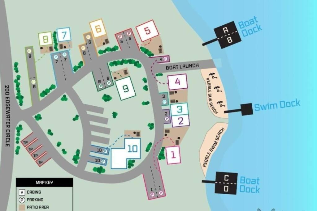 #09 - Large Lakeview One Bedroom- Pet Friendly 温泉城 外观 照片
